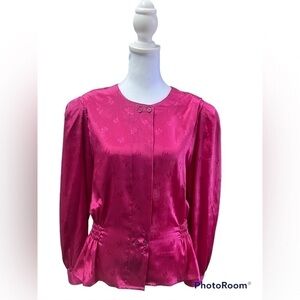 COPY - Vintage Shiny Feminine Bow Peplum Blouse​​​​​​​​​​​​​​​​​​​​​​​​​​​​​​​​…